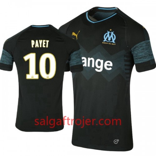 Olympique de Marseille Fodboldtrøjer Payet 10 Udebanesæt 2018/19 Kort ærmer Olympique de Marseille Fodboldtrøjer Payet 10 Udebanesæt 2018/19 Kort ærmer